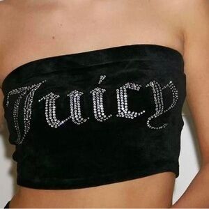 Juicy Couture Tube Top with Rhinestones